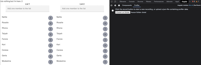 Profiler tab profiler tab